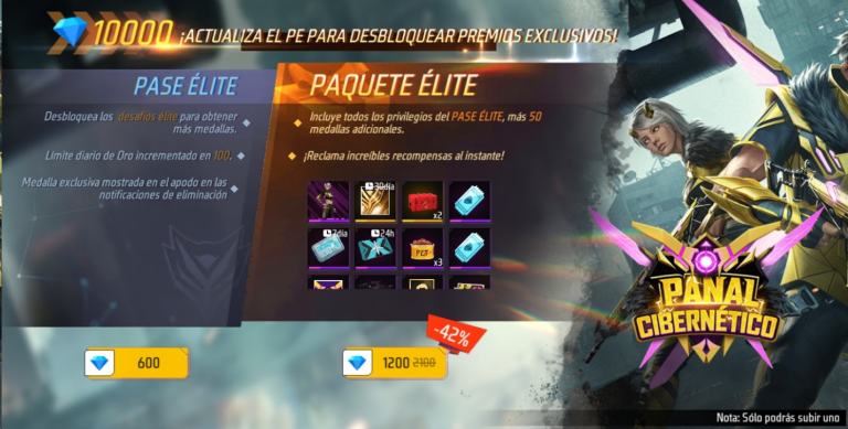descubre todos los beneficios exclusivos del pase elite en free fire